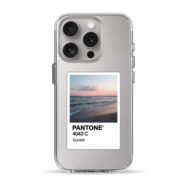 Чохол Pump Clear Case for iPhone 15 Pro PANTONE Sunset - цена, характеристики, отзывы, рассрочка, фото 1