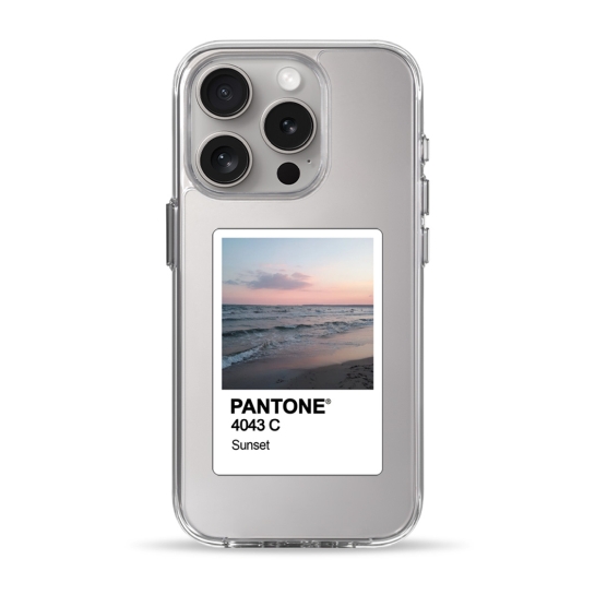 Чохол Pump Clear Case for iPhone 15 Pro PANTONE Sunset - ціна, характеристики, відгуки, розстрочка, фото 1