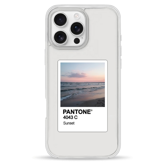Чехол Pump Clear Case for iPhone 16 Pro Max PANTONE Sunset - цена, характеристики, отзывы, рассрочка, фото 1