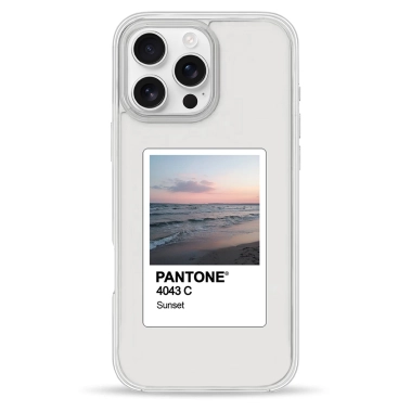 Чохол Pump Clear Case for iPhone 16 Pro PANTONE Sunset - цена, характеристики, отзывы, рассрочка, фото 1