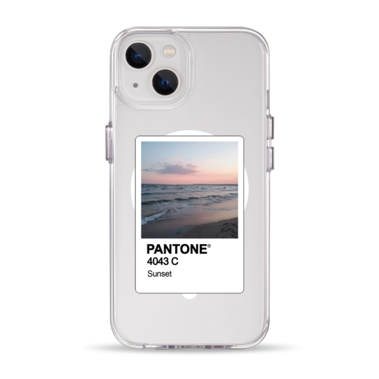 Чохол Pump Clear Case with MagSafe for iPhone 13 PANTONE Sunset - ціна, характеристики, відгуки, розстрочка, фото 1