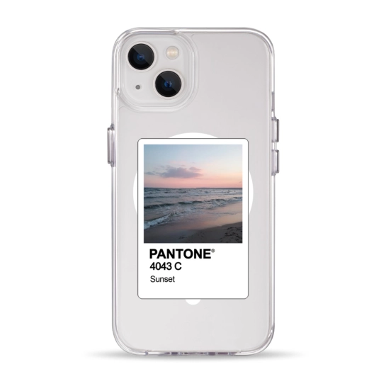 Чохол Pump Clear Case with MagSafe for iPhone 13 PANTONE Sunset