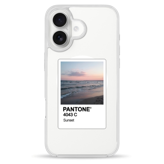 Чехол Pump Clear Case with MagSafe for iPhone 16 PANTONE Sunset - цена, характеристики, отзывы, рассрочка, фото 1