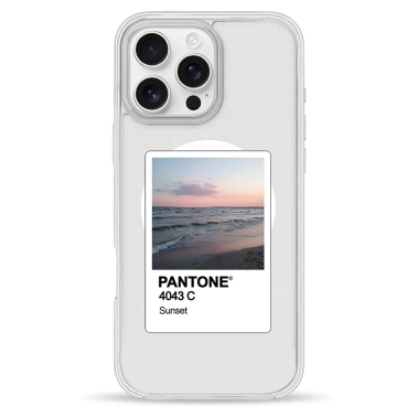 Чохол Pump Clear Case with MagSafe for iPhone 16 Pro PANTONE Sunset - цена, характеристики, отзывы, рассрочка, фото 1