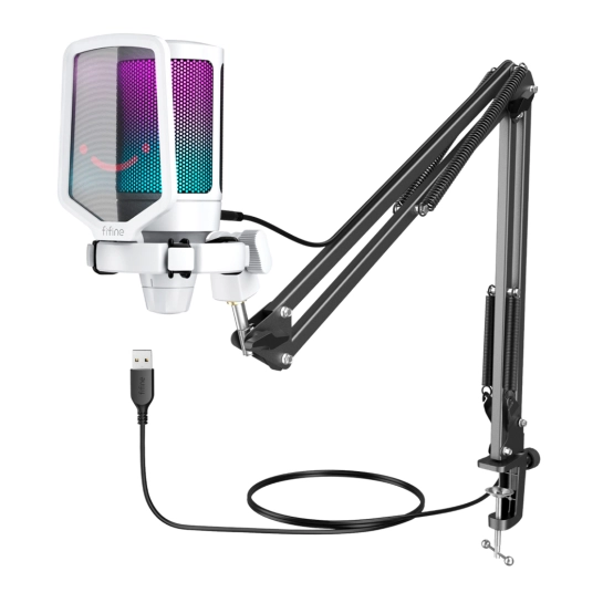 Студийный конденсаторный микрофон с пантографом Fifine A6TW