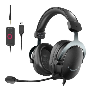 Ігрова гарнітура Fifine H9 Black - цена, характеристики, отзывы, рассрочка, фото 1