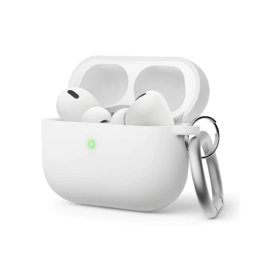 Чехол Elago Liquid Hybrid Case with Keychain for Airpods 3rd Gen White (EAPP2RH-HANG-WH) - цена, характеристики, отзывы, рассрочка, фото 1