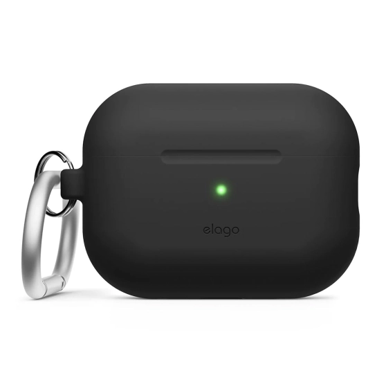 Чехол Elago Silicone Hang Case for Airpods Pro 2nd Gen Black (EAPP2CSC-ORHA-BK)
