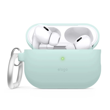 Чехол Elago Silicone Hang Case for Airpods Pro 2nd Gen Mint (EAPP2CSC-ORHA-MT) - цена, характеристики, отзывы, рассрочка, фото 1