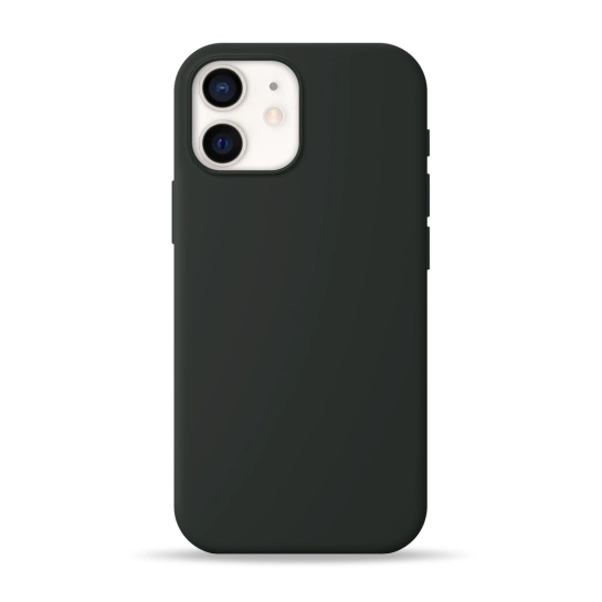 Чехол Pump Silicone Case with MagSafe for iPhone 12/12 Pro Black