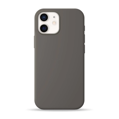 Чехол Pump Silicone Case with MagSafe for iPhone 12/12 Pro Dark Gray - цена, характеристики, отзывы, рассрочка, фото 1