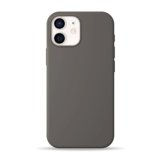 Чохол Pump Silicone Case з MagSafe для iPhone 12/12 Pro Dark Gray