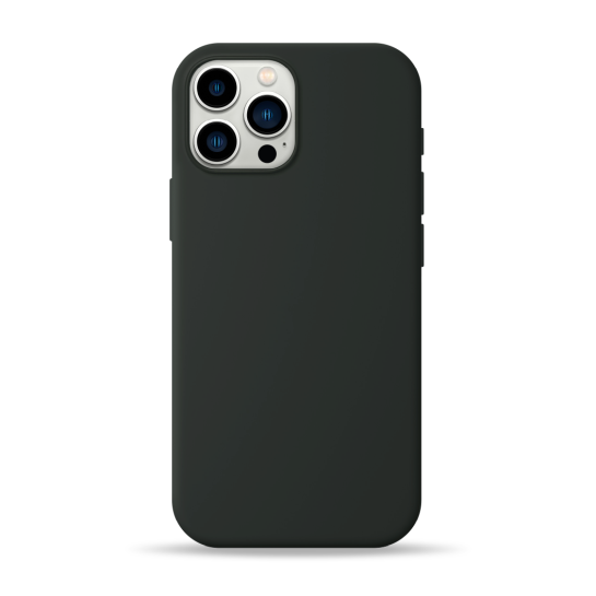 Чохол Pump Silicone Case with MagSafe for iPhone 12 Pro Max Black - ціна, характеристики, відгуки, розстрочка, фото 1