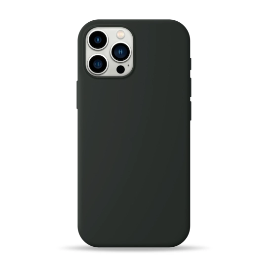 Чехол Pump Silicone Case with MagSafe for iPhone 12 Pro Max Black