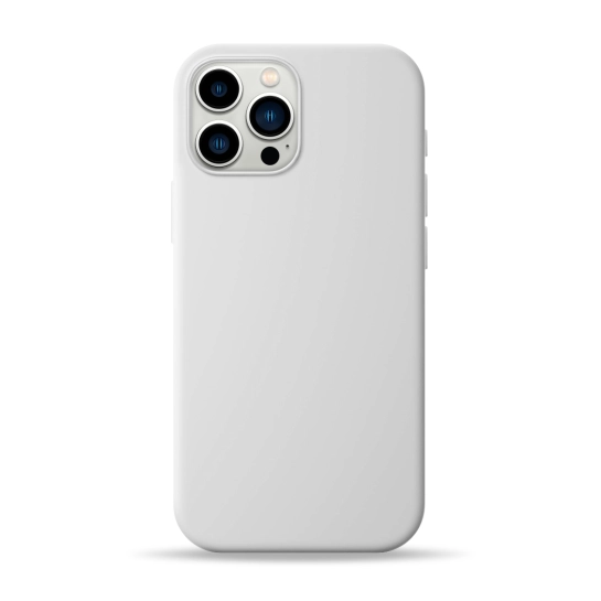 Чехол Pump Silicone Case with MagSafe for iPhone 12 Pro Max White