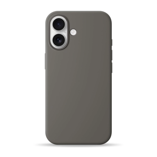 Чохол Pump Silicone Case з MagSafe для iPhone 16 Dark Gray
