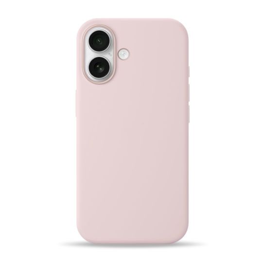 Чехол Pump Silicone Case with MagSafe for iPhone 16 Pink - цена, характеристики, отзывы, рассрочка, фото 1