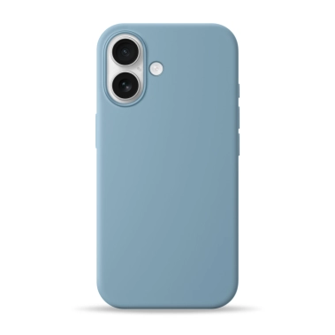 Чохол Pump Silicone Case with MagSafe for iPhone 16 Sky Blue - цена, характеристики, отзывы, рассрочка, фото 1