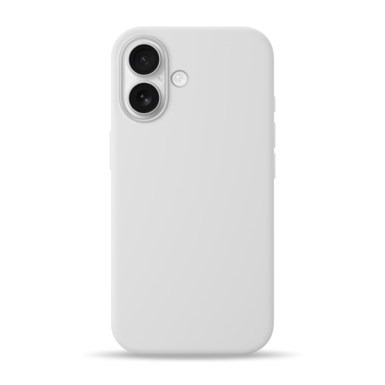 Чехол Pump Silicone Case with MagSafe for iPhone 16 White - цена, характеристики, отзывы, рассрочка, фото 1