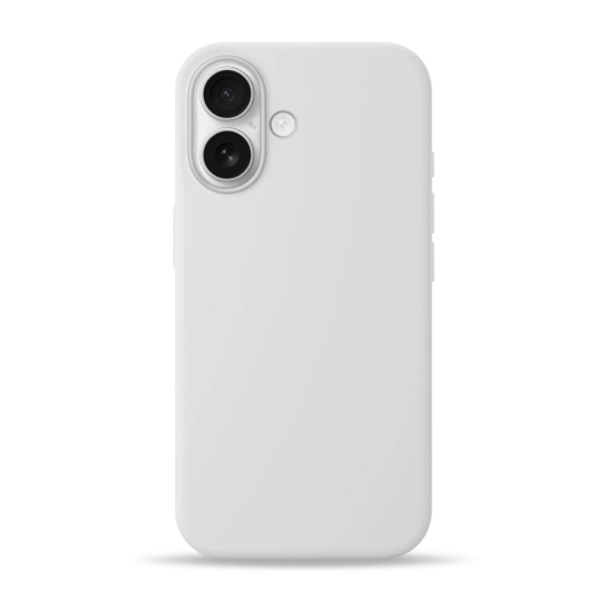 Чехол Pump Silicone Case with MagSafe for iPhone 16 White