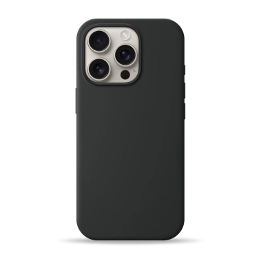 Чехол Pump Silicone Case with MagSafe for iPhone 16 Pro Black - цена, характеристики, отзывы, рассрочка, фото 1