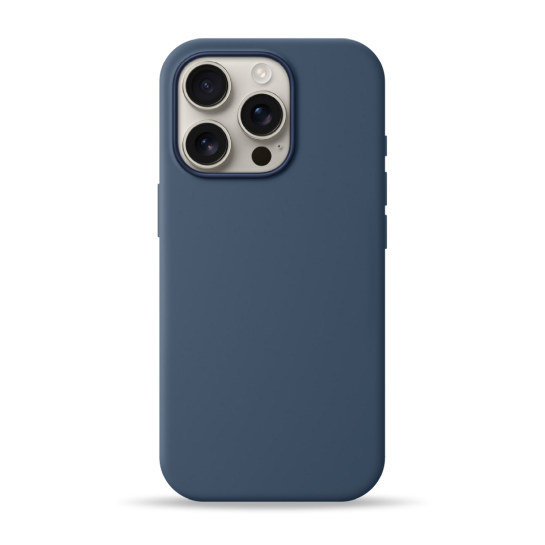 Чохол Pump Silicone Case з MagSafe для iPhone 16 Pro Midnight Blue - ціна, характеристики, відгуки, розстрочка, фото 1