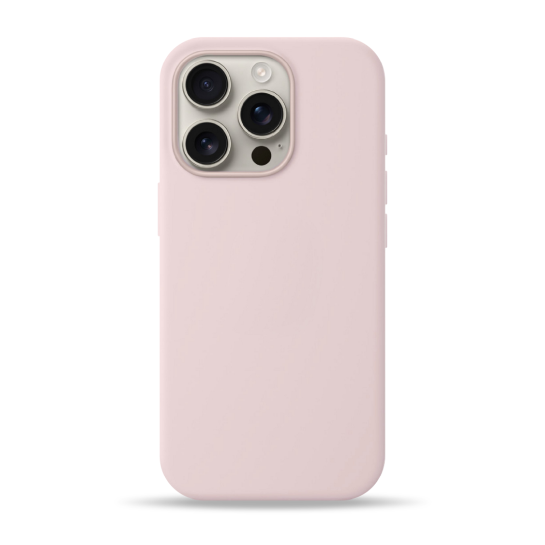 Чехол Pump Silicone Case with MagSafe for iPhone 16 Pro Pink - цена, характеристики, отзывы, рассрочка, фото 1