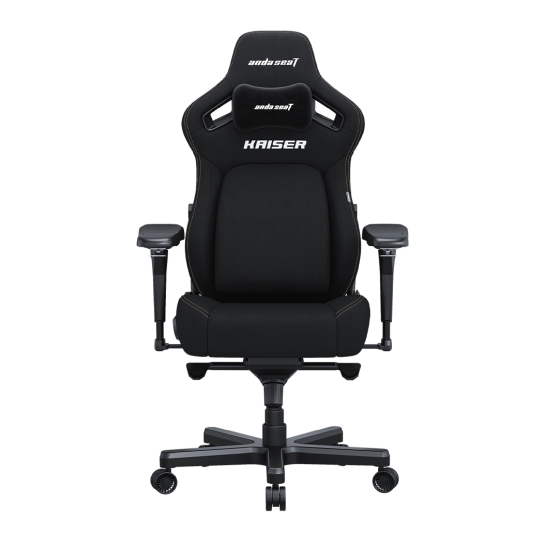 Ігрове крісло Anda Seat Kaiser 4 L Black Fabric - ціна, характеристики, відгуки, розстрочка, фото 1