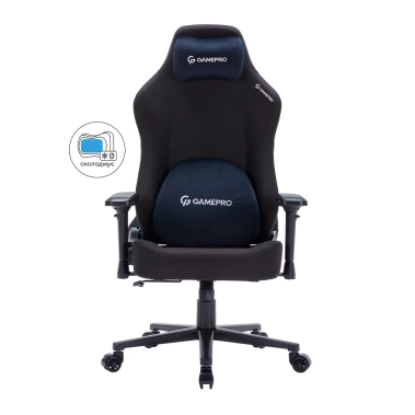 Ігрове крісло GamePro FGC750B Fabric Black - цена, характеристики, отзывы, рассрочка, фото 1