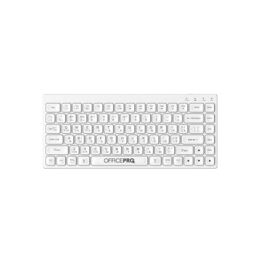 Клавиатура беспроводная OfficePro SK955W Wireless/Bluetooth White - цена, характеристики, отзывы, рассрочка, фото 1