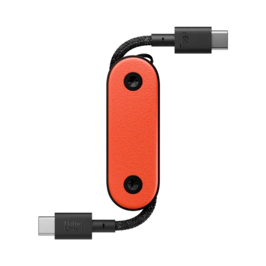 Кабель Native Union Pocket Cable USB-C to USB-C Oxyfire (POCK-C-OXY-NP)