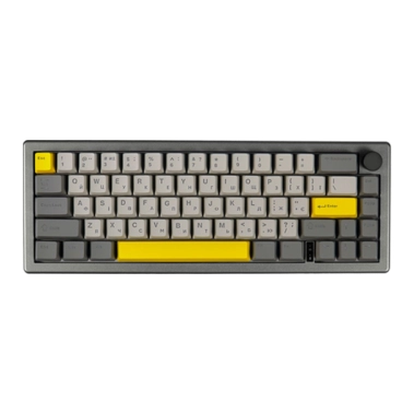 Клавиатура механическая беспроводная EPOMAKER EK68 65% Budgerigar V2 Switch Hot-Swap RGB UA Wireless/Bluetooth/USB Black (EK68-B-BV2) - цена, характеристики, отзывы, рассрочка, фото 1