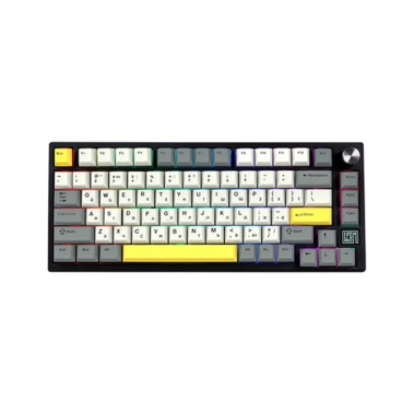 Клавиатура механическая беспроводная Epomaker TH80 SE 75% Flamingo Switch Hot-Swap (2.4G/BT/USB) RGB UA Black (TH80-SE-B-F) - цена, характеристики, отзывы, рассрочка, фото 1