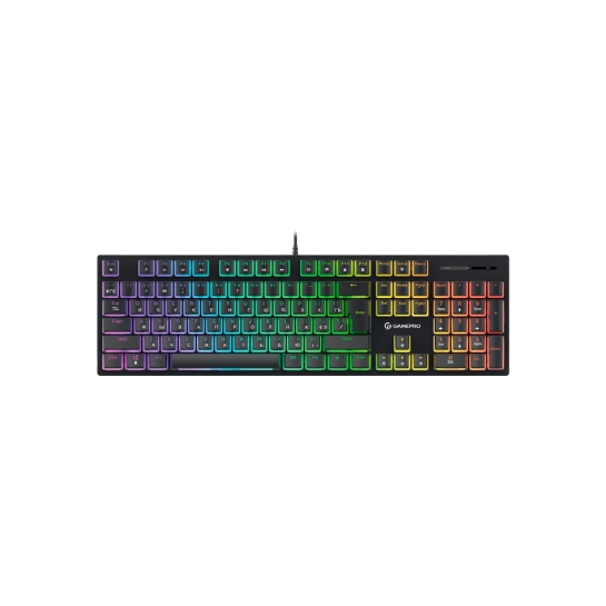 Клавиатура механическая проводная GamePro MK85B Red Switch TKL RGB USB Black - цена, характеристики, отзывы, рассрочка, фото 1