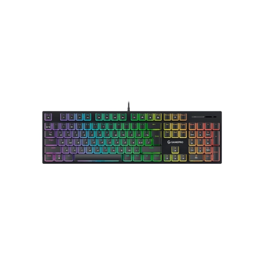 Клавиатура механическая проводная GamePro MK85B Red Switch TKL RGB USB Black