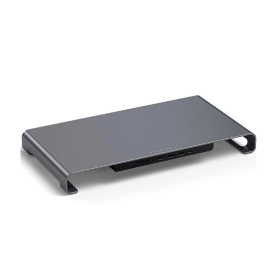 Зарядний пристрій Satechi Aluminum USB-C Monitor Stand Hub XL Space Gray (ST-UCSHXLM)