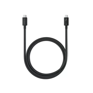 Кабель Satechi Thunderbolt 4 Pro 240W Cable Black (1 m) (ST-YTB100K) - цена, характеристики, отзывы, рассрочка, фото 1