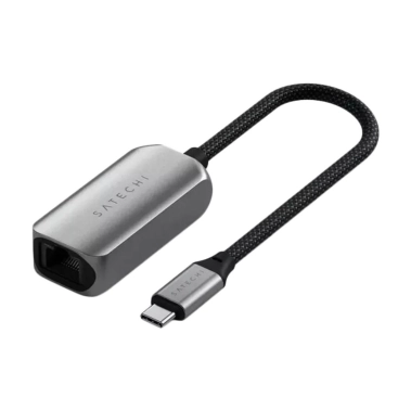 USB - хаб Satechi USB-C 2.5 Gigabit Ethernet Adapter Space Gray (ST-AE25M) - цена, характеристики, отзывы, рассрочка, фото 1