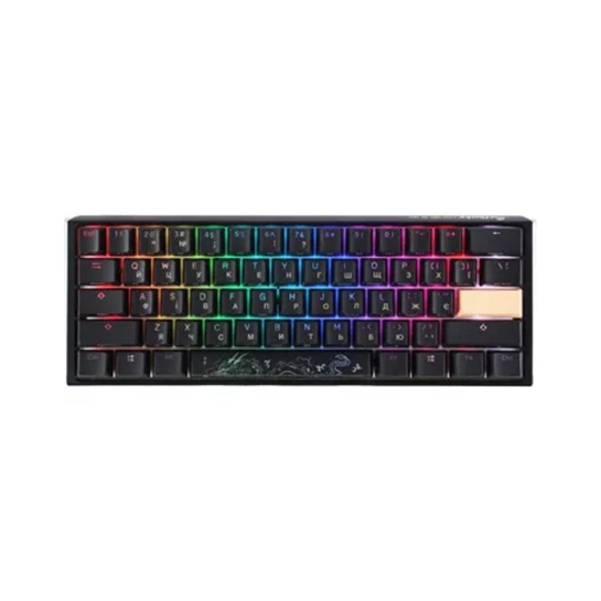 Клавиатура Ducky One 3 Mini Cherry MX Red RGB USB Black - цена, характеристики, отзывы, рассрочка, фото 1