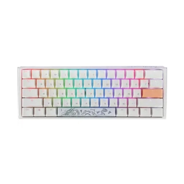 Клавіатура Ducky One 3 Mini Cherry MX Red RGB USB White - цена, характеристики, отзывы, рассрочка, фото 1