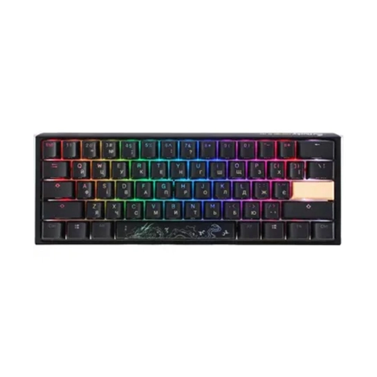 Клавіатура Ducky One 3 Mini Cherry MX Silent Red RGB USB Black