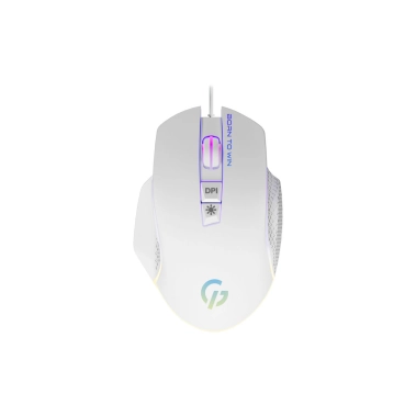 Миша GamePro USB White (GM370) - цена, характеристики, отзывы, рассрочка, фото 1