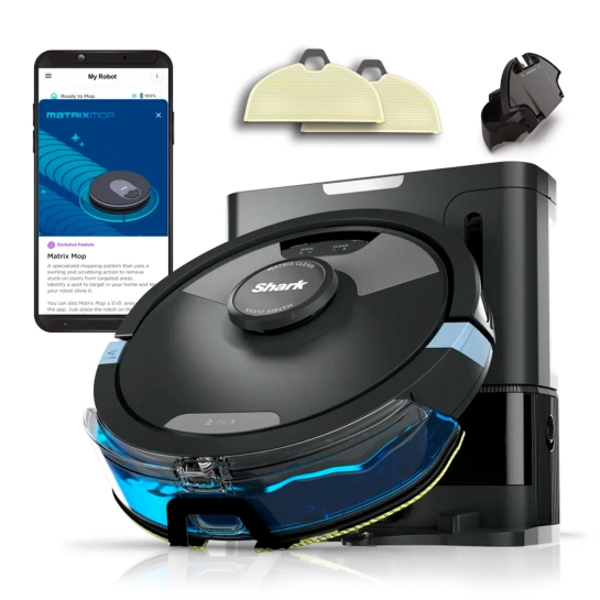Робот-пилосос Shark Matrix Plus 2-in-1 with Auto Empty System RV2620WAEU