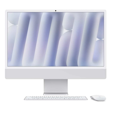 Моноблок Apple iMac 24'' M4 10CPU/10GPU 16GB/256GB Silver (MWUU3UA/A) 2024 - цена, характеристики, отзывы, рассрочка, фото 1