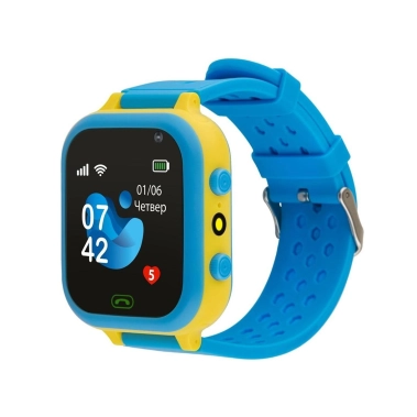 Детские смарт-часы Amigo GO009 Blue Yellow (996383) - цена, характеристики, отзывы, рассрочка, фото 1