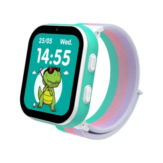 Дитячі смарт-годинник Gelius Pro GPS/4G Rainbow White (Pro GP-PK008) - ціна, характеристики, відгуки, розстрочка, фото 1