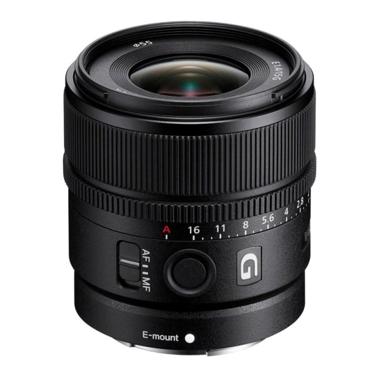 Объектив для фотоаппарата Sony E 15 mm f/1.4 G (SEL15F14G)