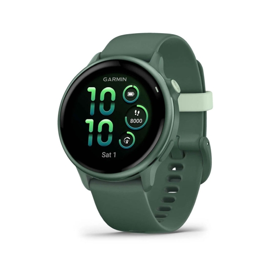 Смарт-часы Garmin Vivoactive 6 Metallic Jasper Green with Jasper Green Band (010-02985-02) - цена, характеристики, отзывы, рассрочка, фото 1