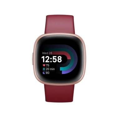 Смарт-часы Fitbit Versa 4 Beet Juice/Copper Rose (FB523RGRD) - цена, характеристики, отзывы, рассрочка, фото 1
