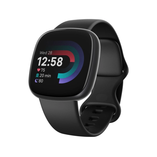 Смарт-часы Fitbit Versa 4 Black/Graphite (FB523BKBK)